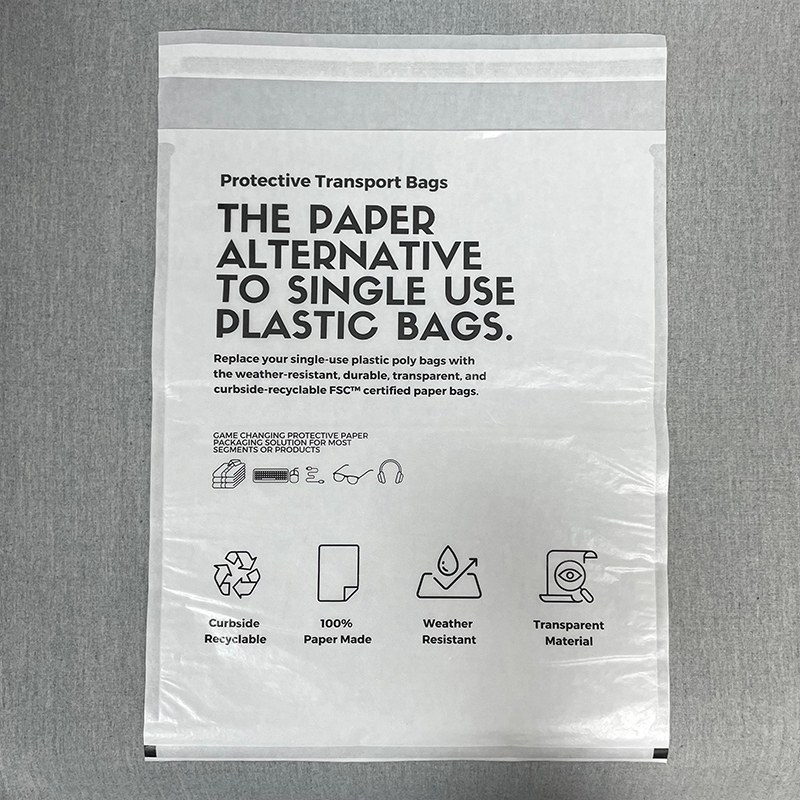 कस्टम बायोडिग्रेडेबल ग्लासिन पेपर बैग प्लास्टिक मुक्त पारदर्शी पैकेजिंग निर्माता