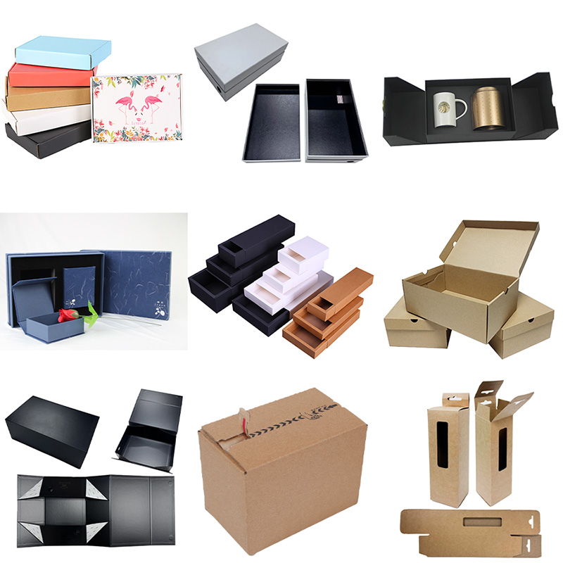 अनुकूलित पुनर्नवीनीकरण कागज बॉक्स