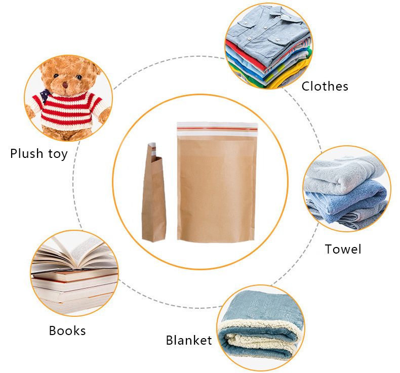 Custom waterproof kraft paper bags